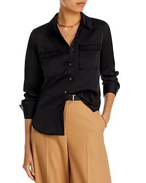 Womens Lorena Chest Pocket Blouse Product Image