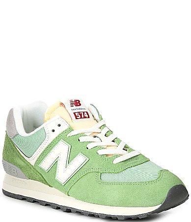 New Balance Mens Suede Mesh Lace-Up 574 Sneakers Product Image