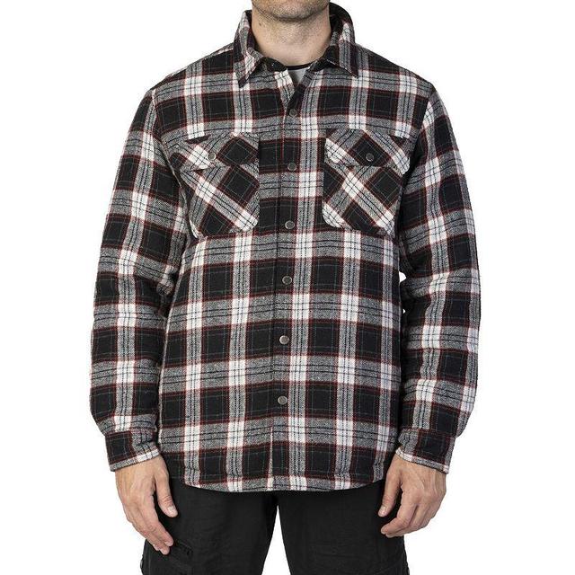 Mens Sonoma Goods For Life Flannel Shirt Jacket Buffalo Blue Product Image