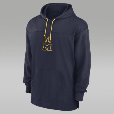 Michigan Wolverines Sideline Jersey Men's Jordan Dri-FIT College Pullover Hoodie Product Image