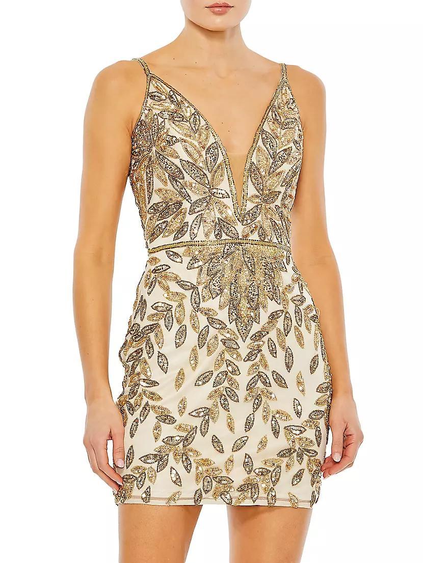 Sequined Body-con Mini Dress Product Image