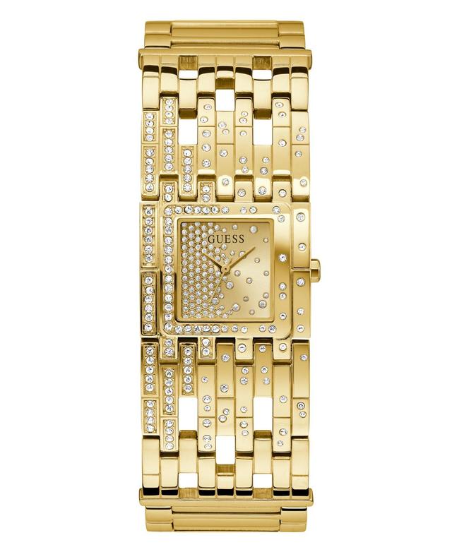 Guess Womens Analog Gold-Tone Stainless Steel Watch 22mm Product Image