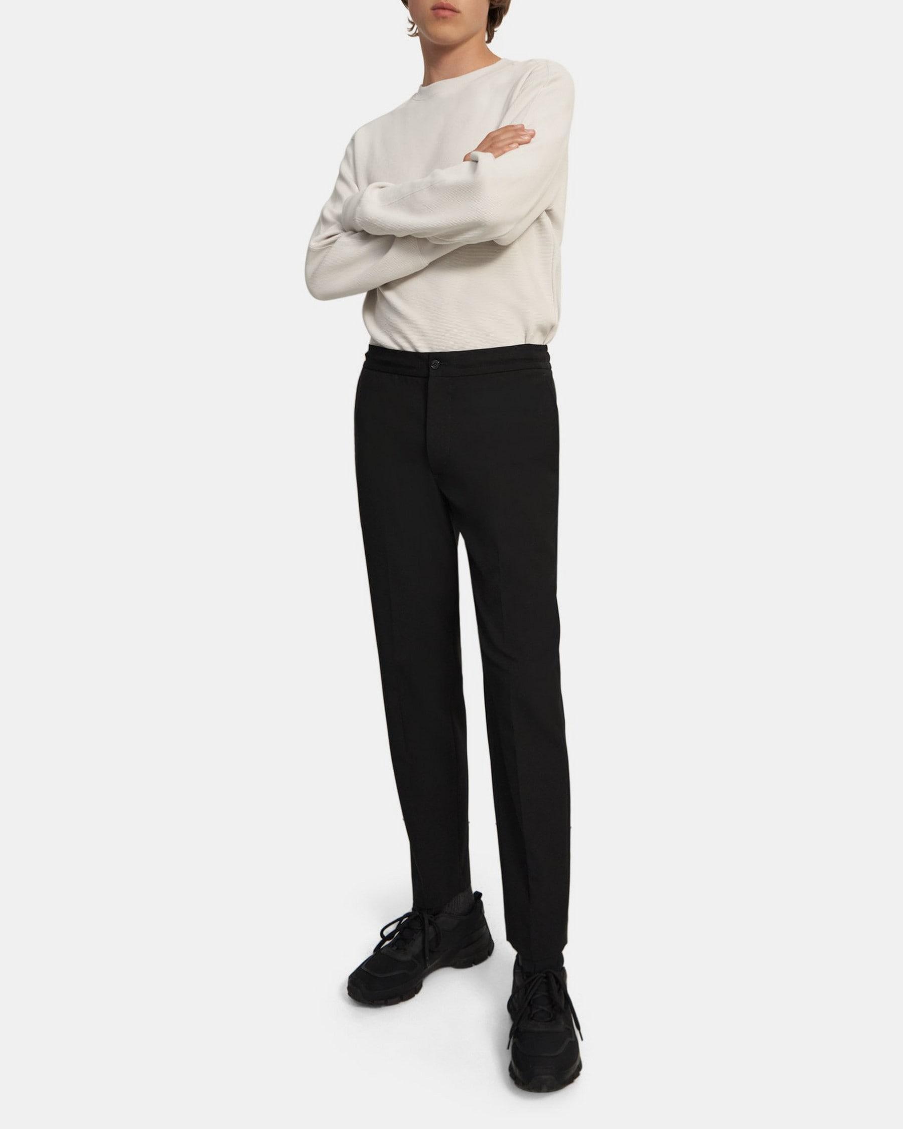 Drawstring Pant in Bonded Wool Twill product image