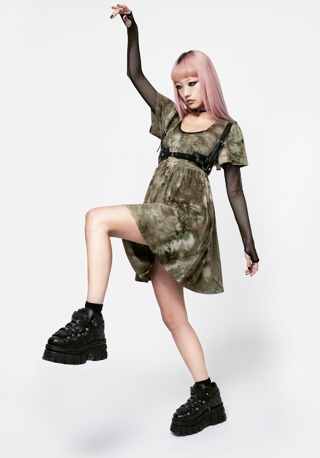 Tenebris Mini Smock Dress Product Image