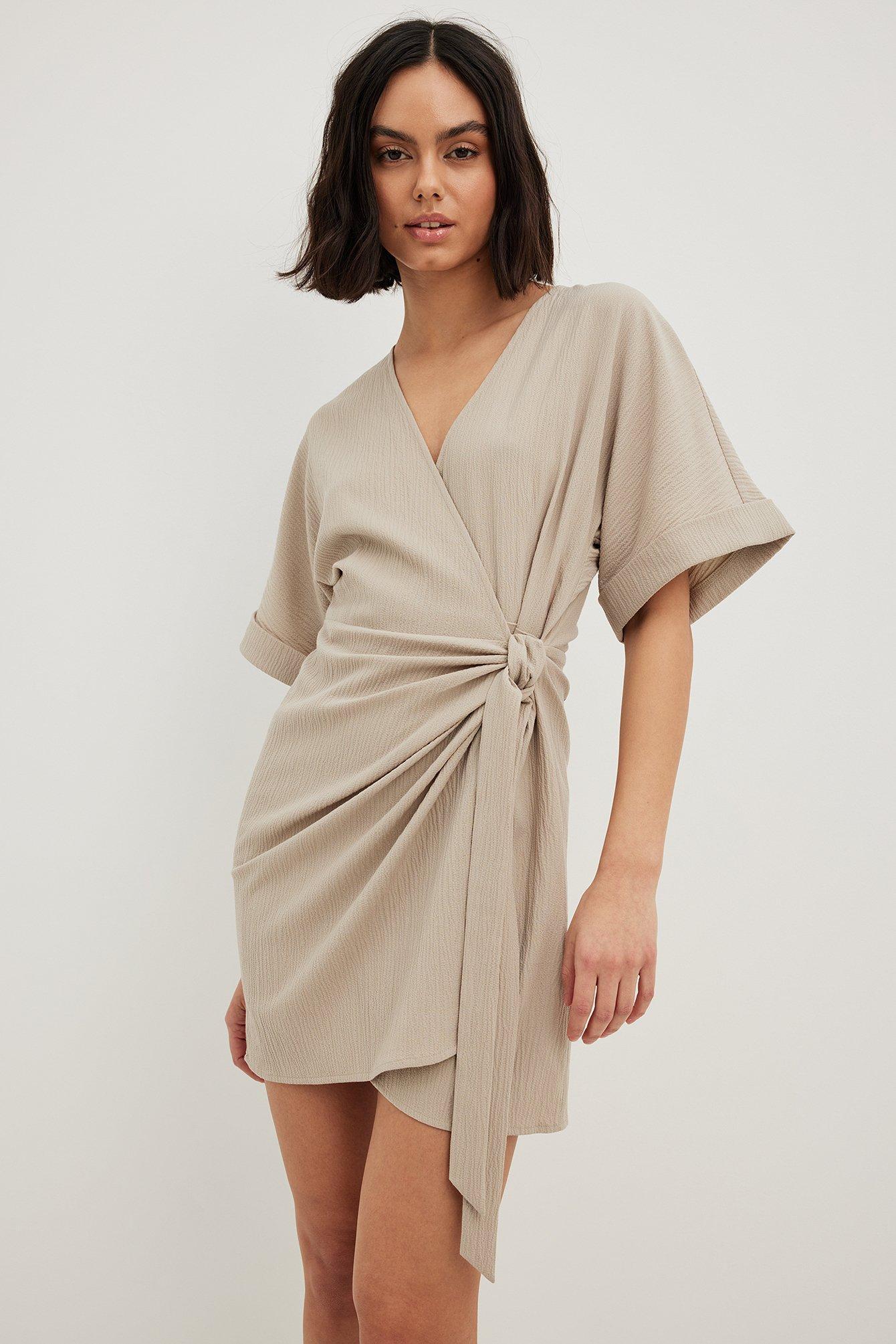 Structured Overlap Mini Dress product image