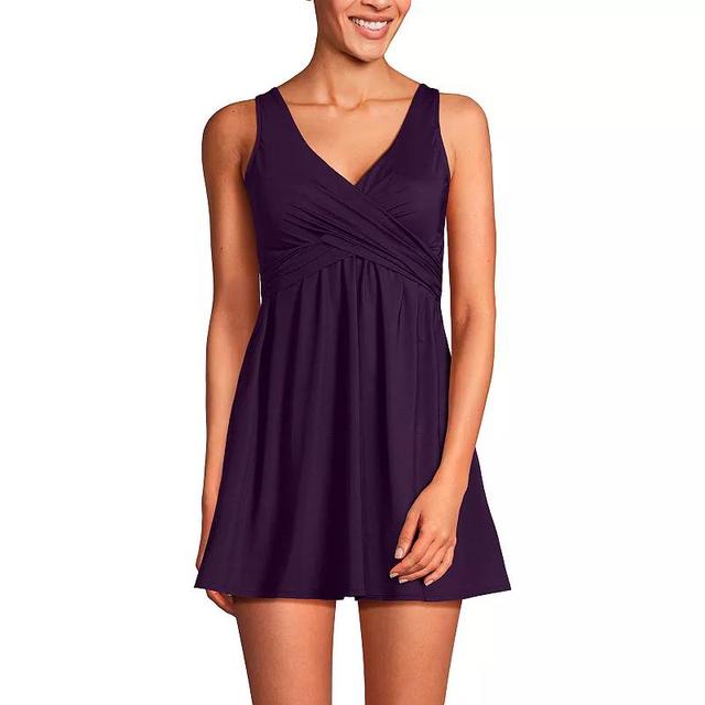 Womens Lands End One-Piece Swim Dress Product Image