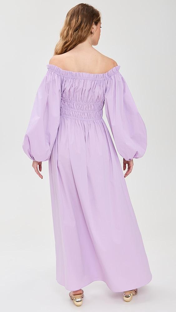 CAROLINE CONSTAS Raquela Off Shoulder Ruffle Maxi Dress | Shopbop Product Image