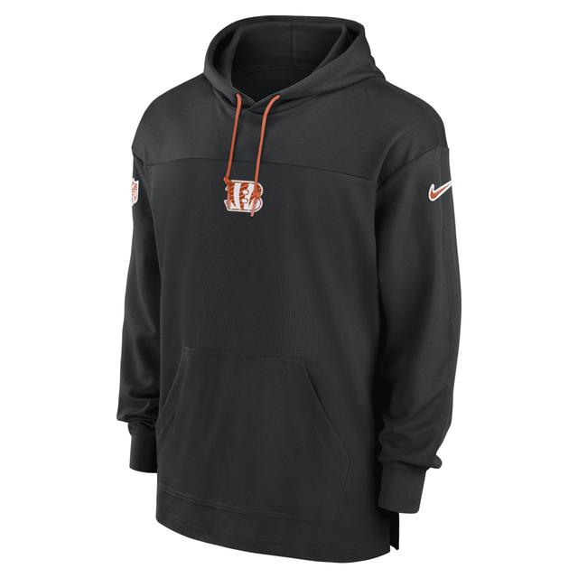 Cincinnati Bengals Sideline Jersey Nike Mens Dri-FIT NFL Pullover Hoodie Product Image