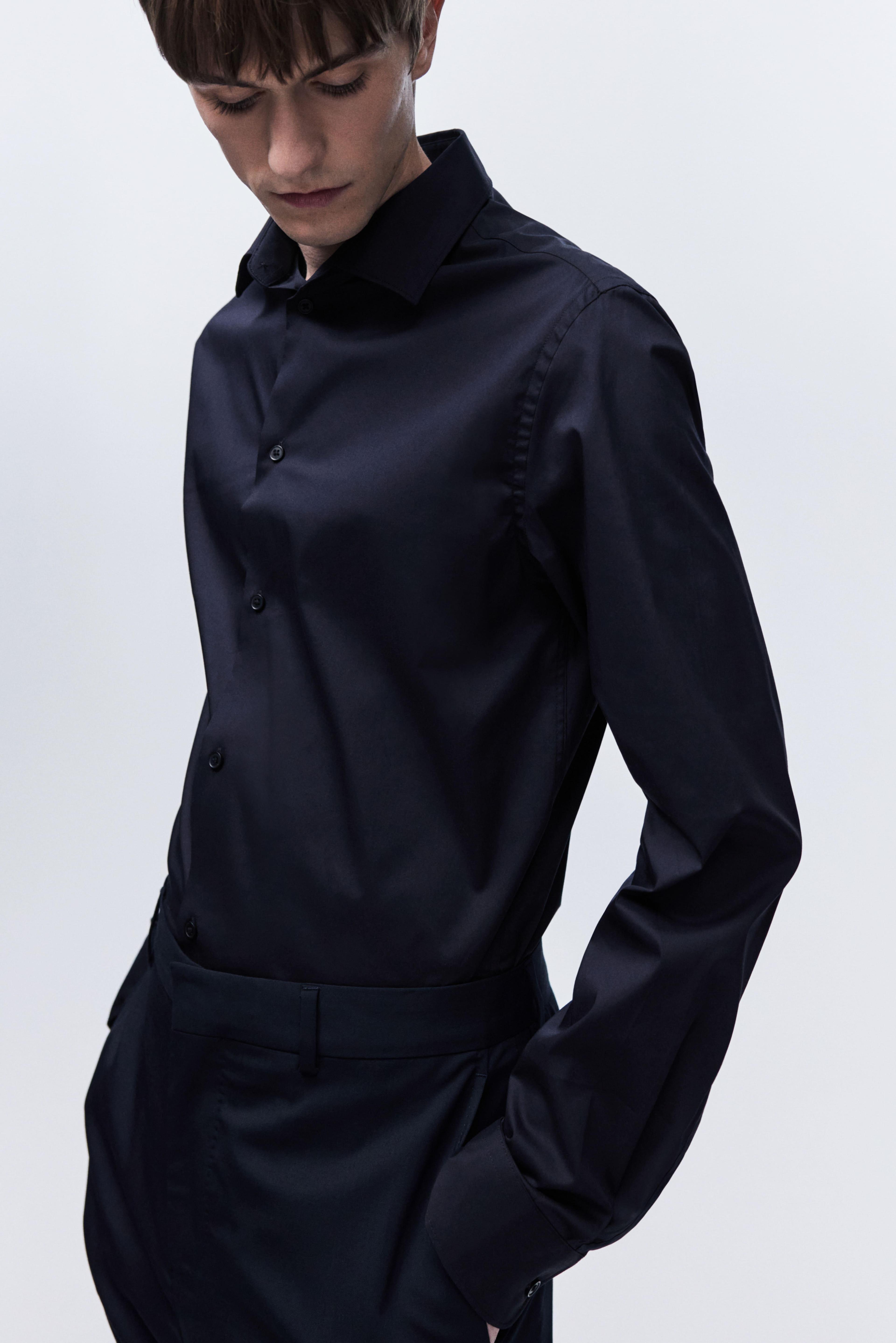 Slim-Fit Stretch Shirt Product Image