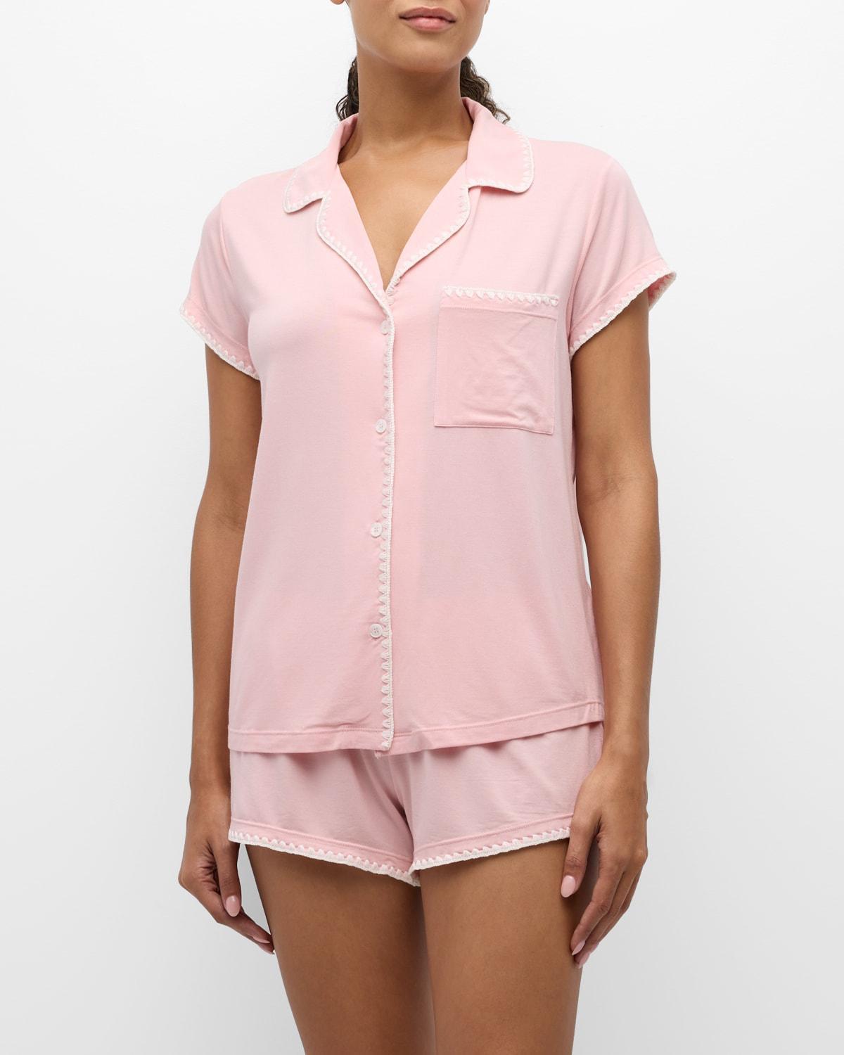 Eberjey Frida Whipstitch Short Pajama Set Product Image