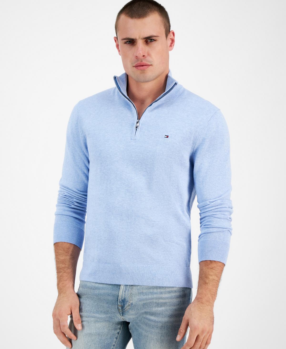 Tommy Hilfiger Mens Quarter-Zip Pullover Knit Sweater Product Image