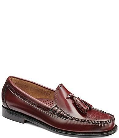 G.H. Bass Mens Larkin Tassel Brogue Leather Weejun Loafers Product Image