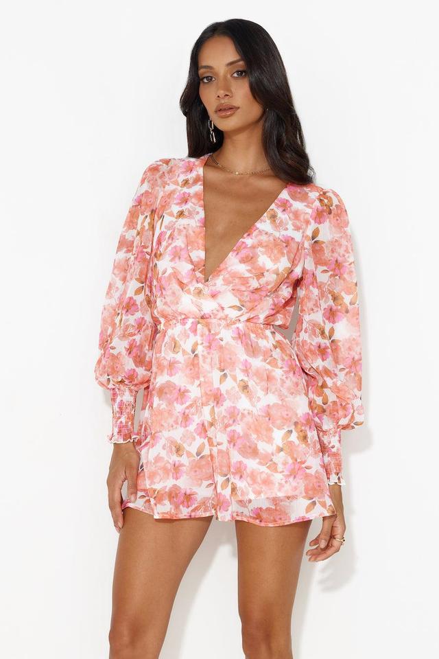 Date With You Romper Pink Product Image