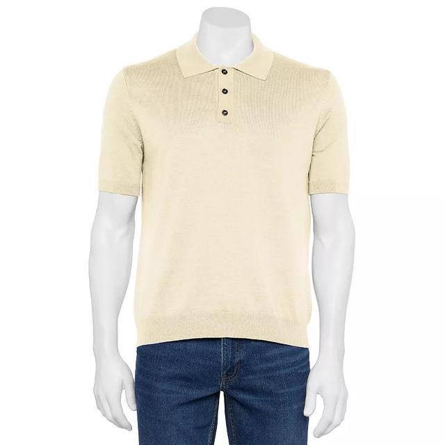 Mens For The Republic Short Sleeve Sweater Polo Product Image