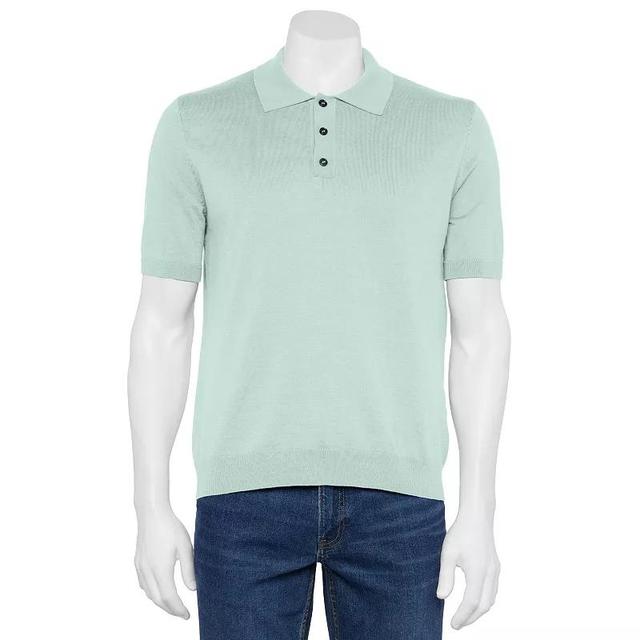 Mens For The Republic Short Sleeve Sweater Polo Product Image