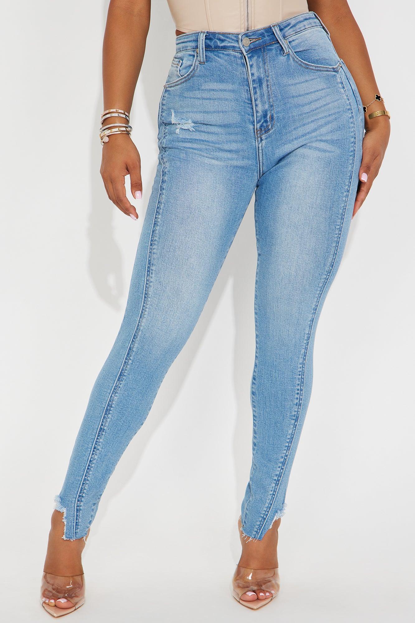 Haislee Stretch Skinny Jeans - Medium Wash Product Image