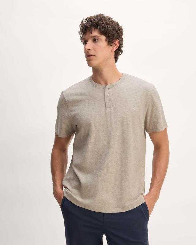 The Good Earth® Cotton Slub Henley Product Image