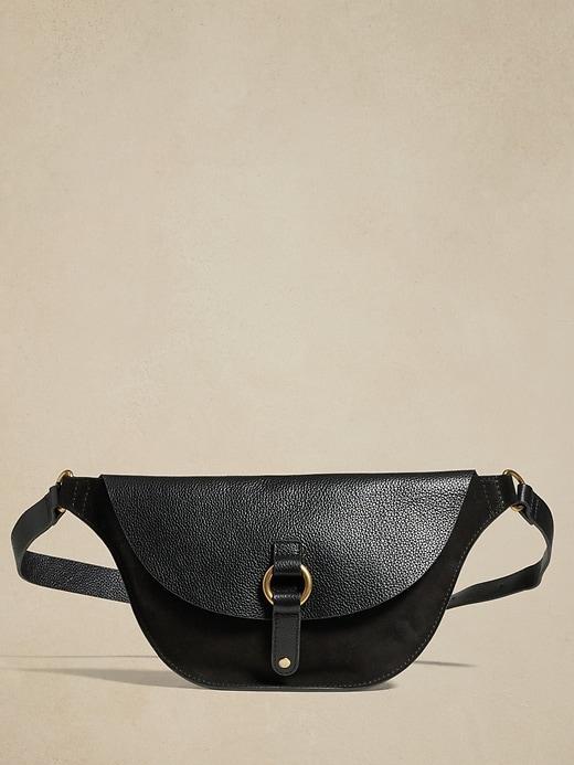 Leather Crossbody Belt Bag Product Image