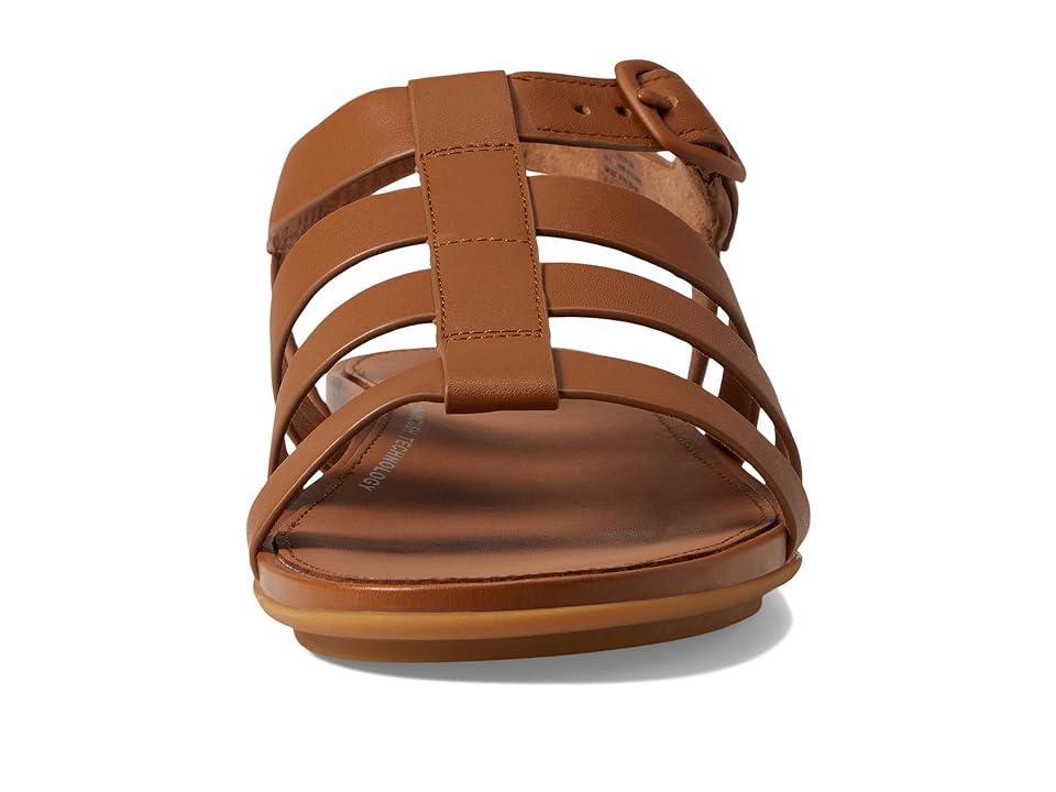 FitFlop Gracie Rubber-Buckle Leather Fisherman Sandals (Light ) Women's Shoes Product Image