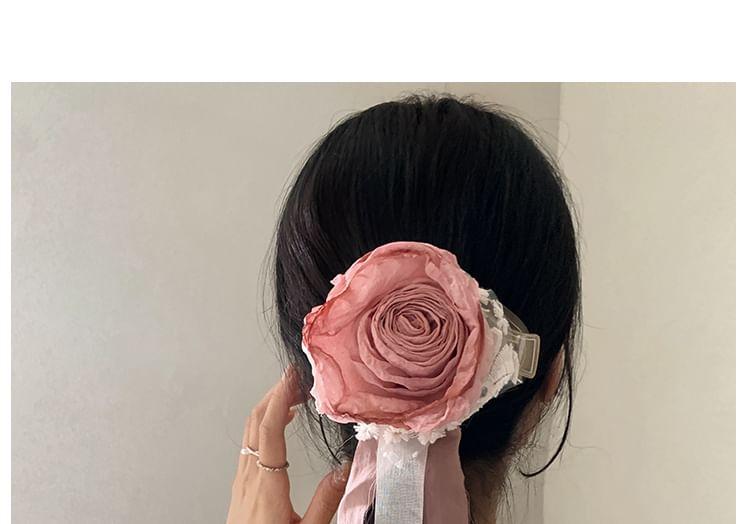 Floral Fabric Hair Clip Product Image