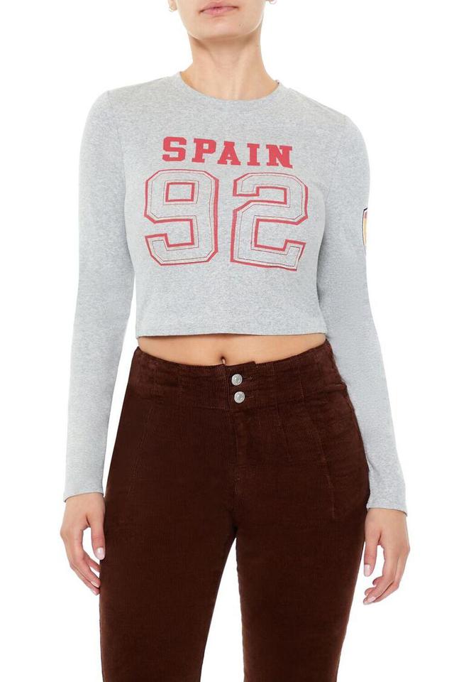 Spain 92 Graphic Cropped Tee | Forever 21 Product Image