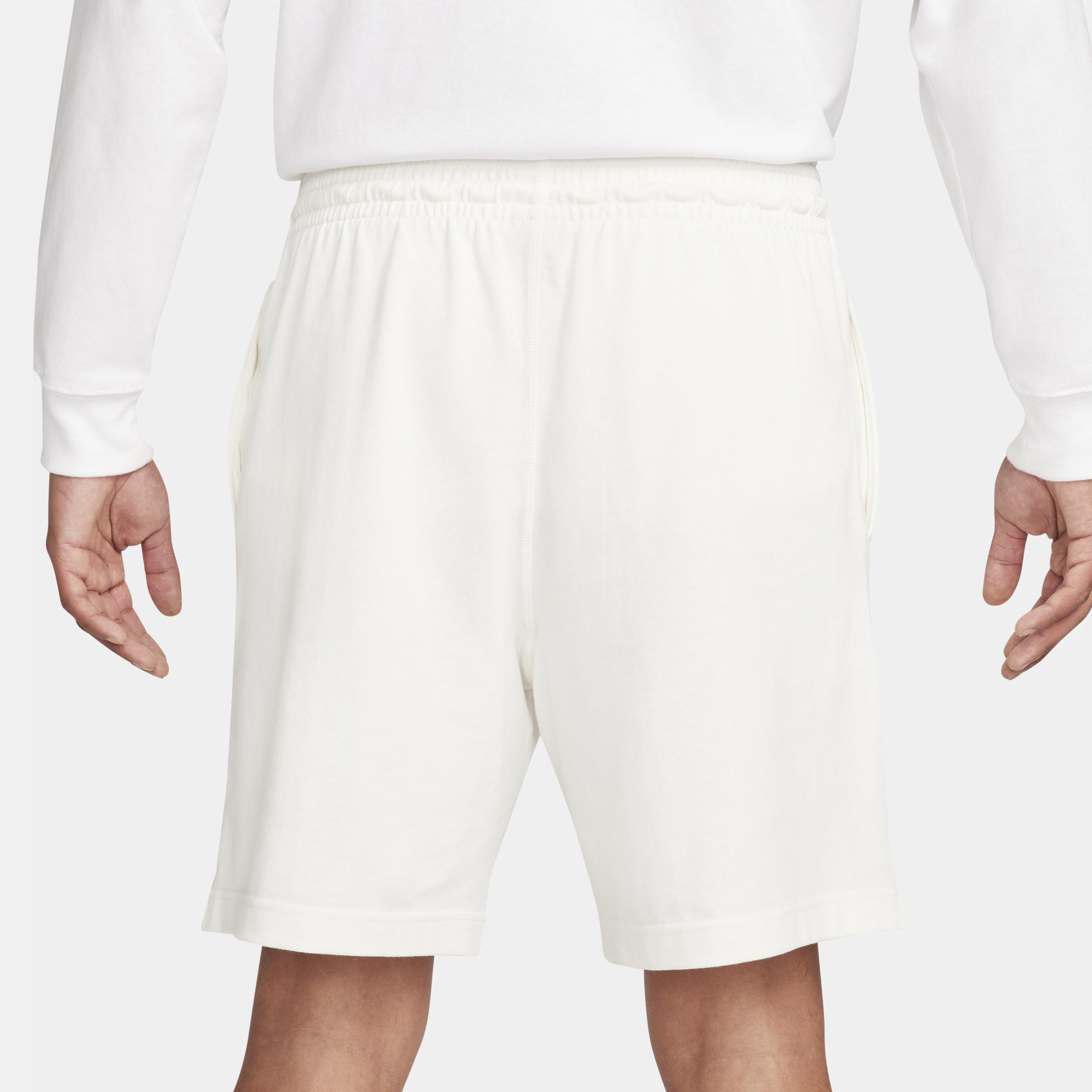 Nike Mens Nike Club Knit Shorts - Mens Sail/Black Product Image