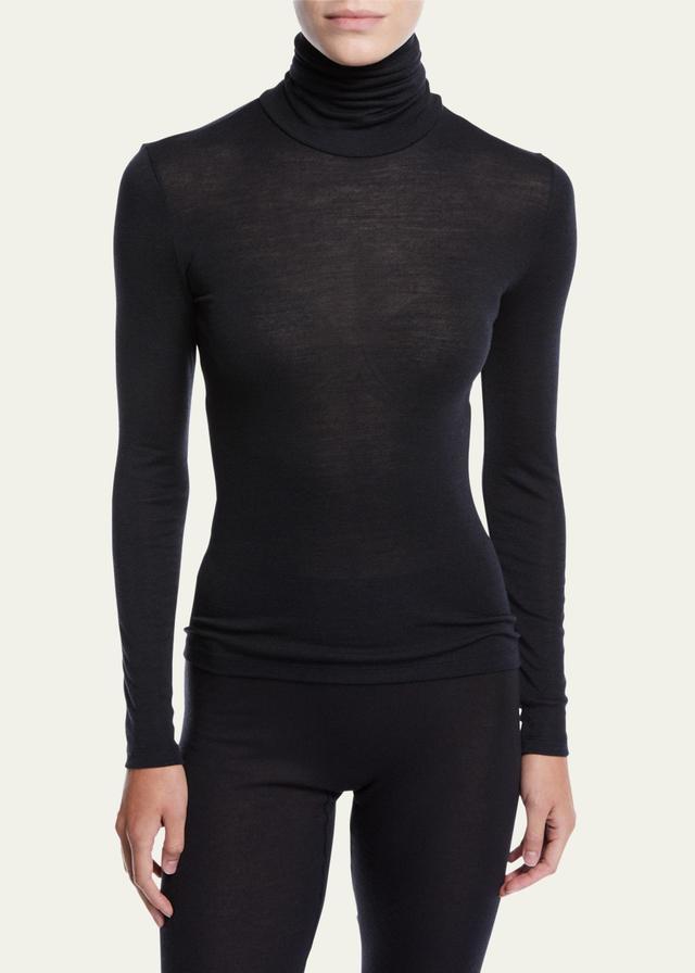 Hanro Turtleneck Wool & Silk Top Product Image