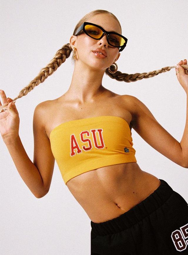 ASU Bandeau Top Gold Product Image