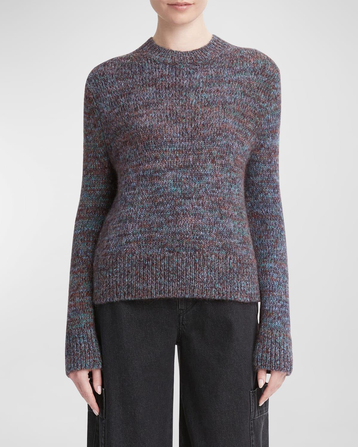 Multicolor Marled Wool Crewneck Sweater product image