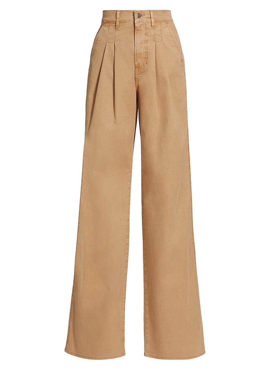 Womens Mia Pleated Wide-Leg Pants Product Image