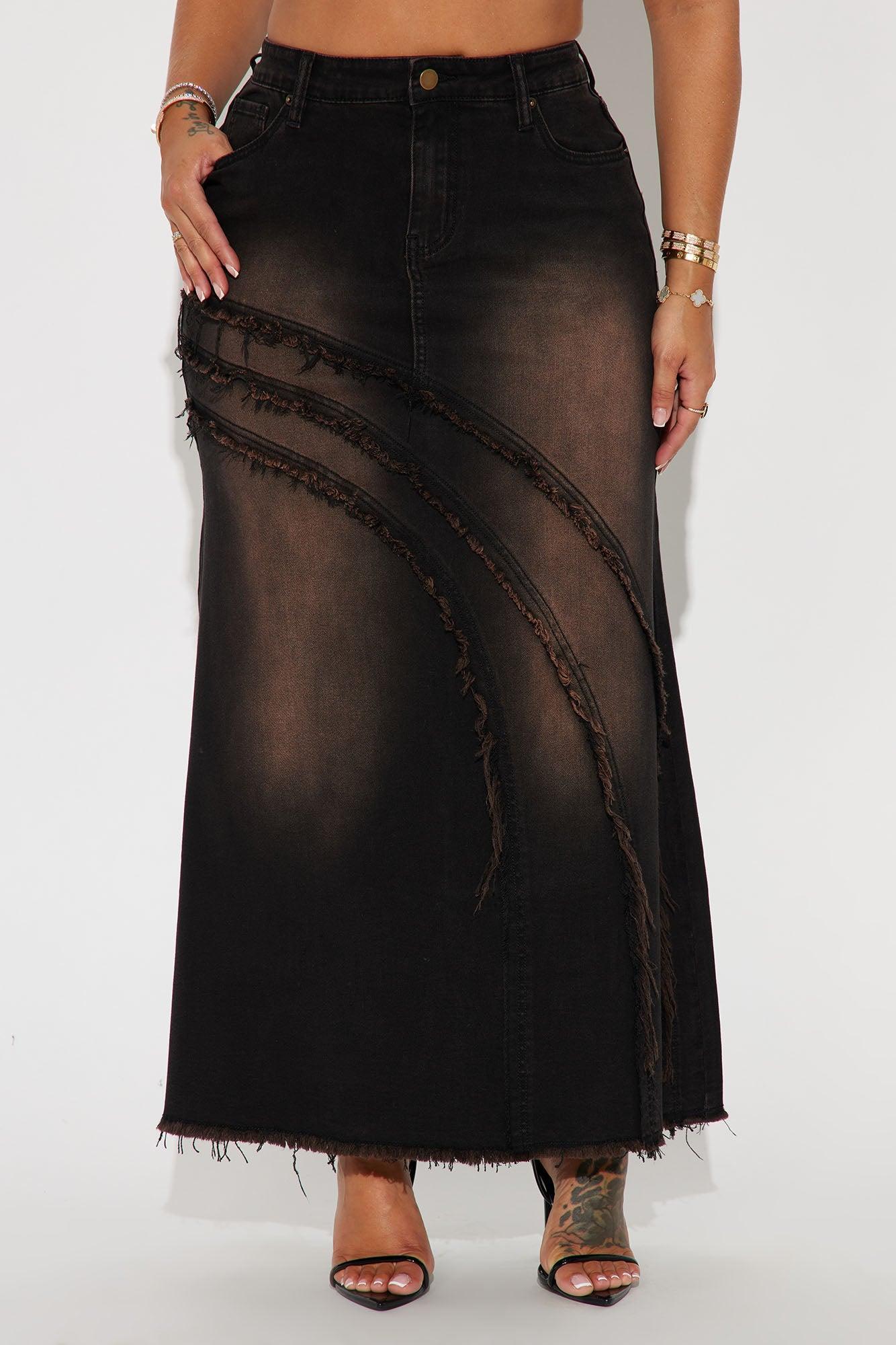 Free Spirit Maxi Skirt - Black Product Image