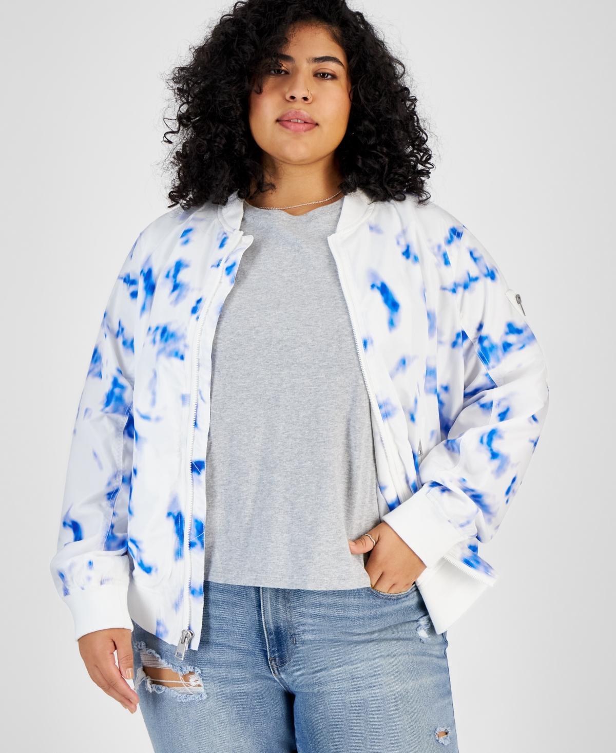 Plus Size Levis Newport Classic Bomber Jacket, Womens Pink Blush Product Image