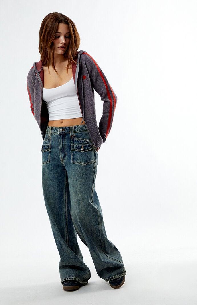 GUESS Originals Women's Double Pocket Baggy Jeans Product Image