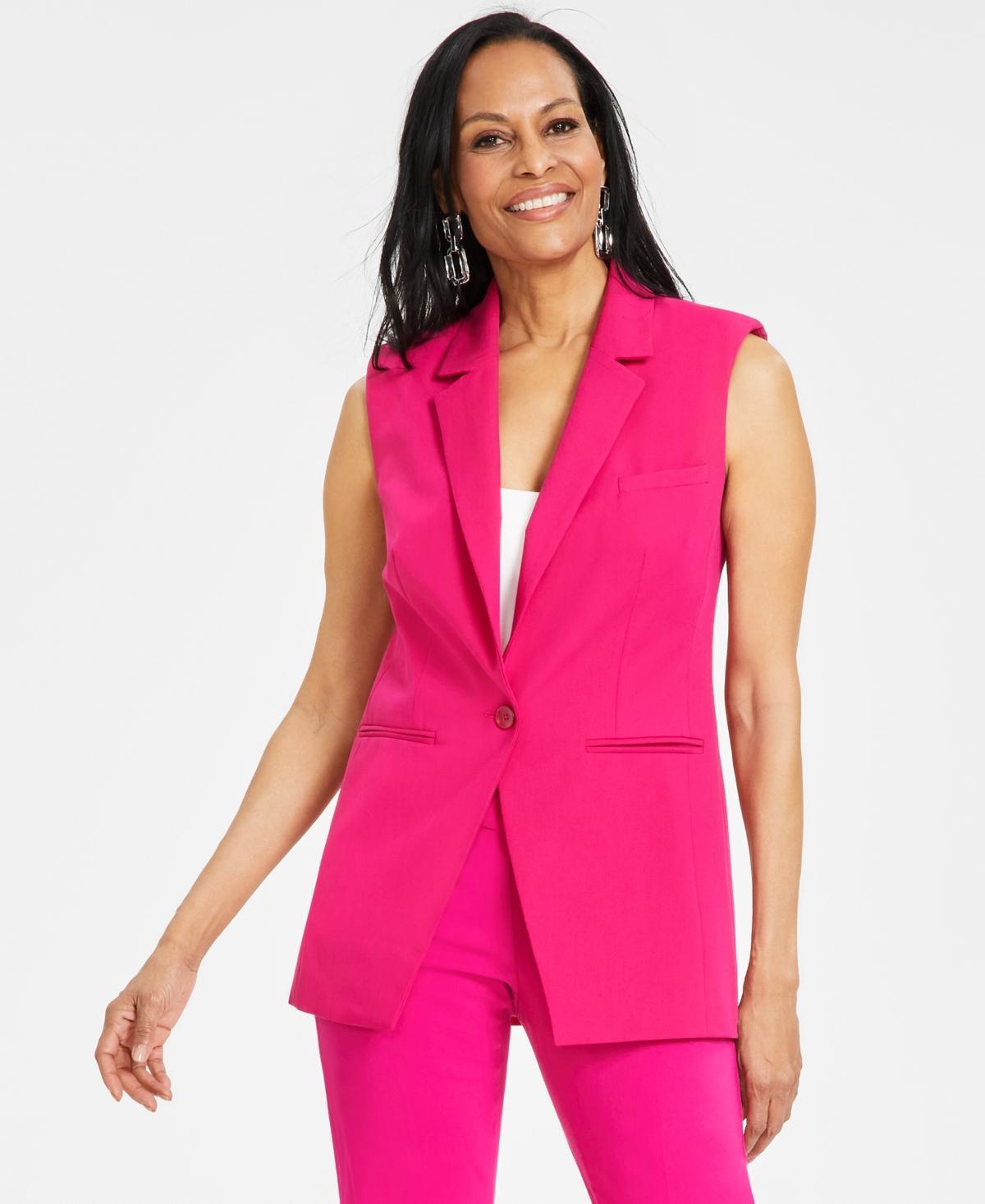 Women's Sleeveless Blazer, Created for Macy's Product Image