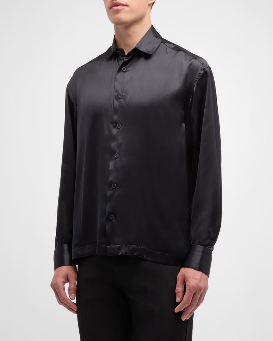 Men's Silk Dress Shirt Product Image