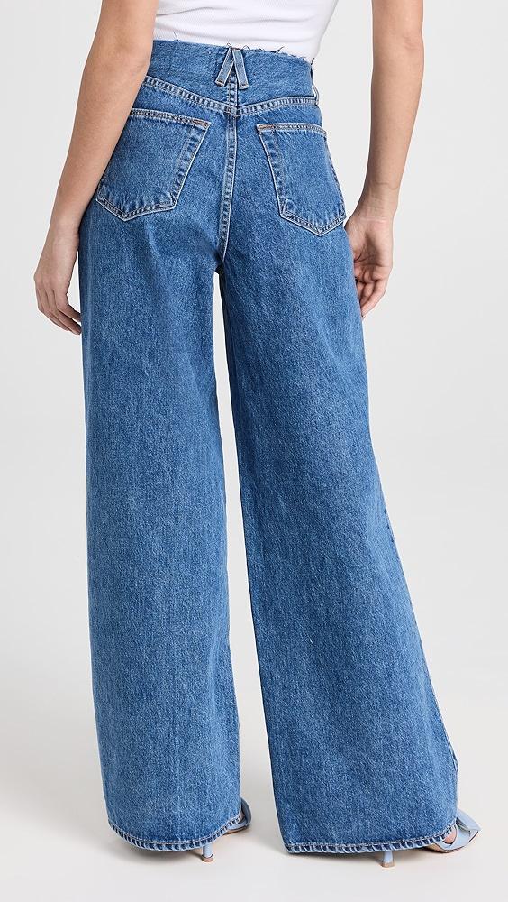 SLVRLAKE Taylor Wide Pleated Jeans | Shopbop Product Image