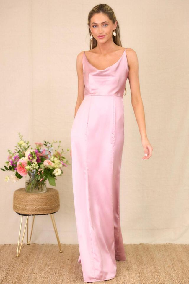 Inner Radiance Blush Maxi Dress Product Image