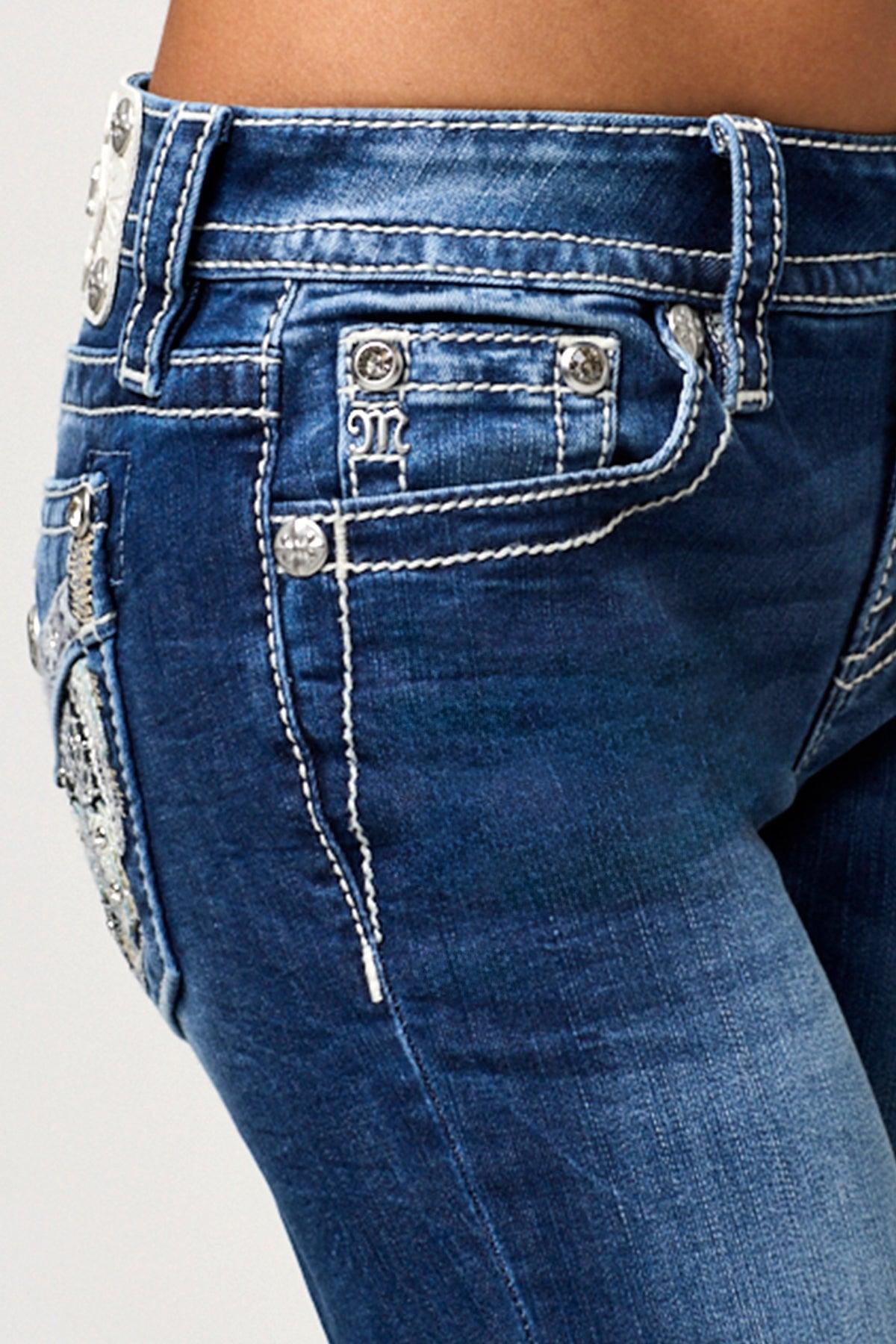 Cassiel Wings Bootcut Jeans Product Image