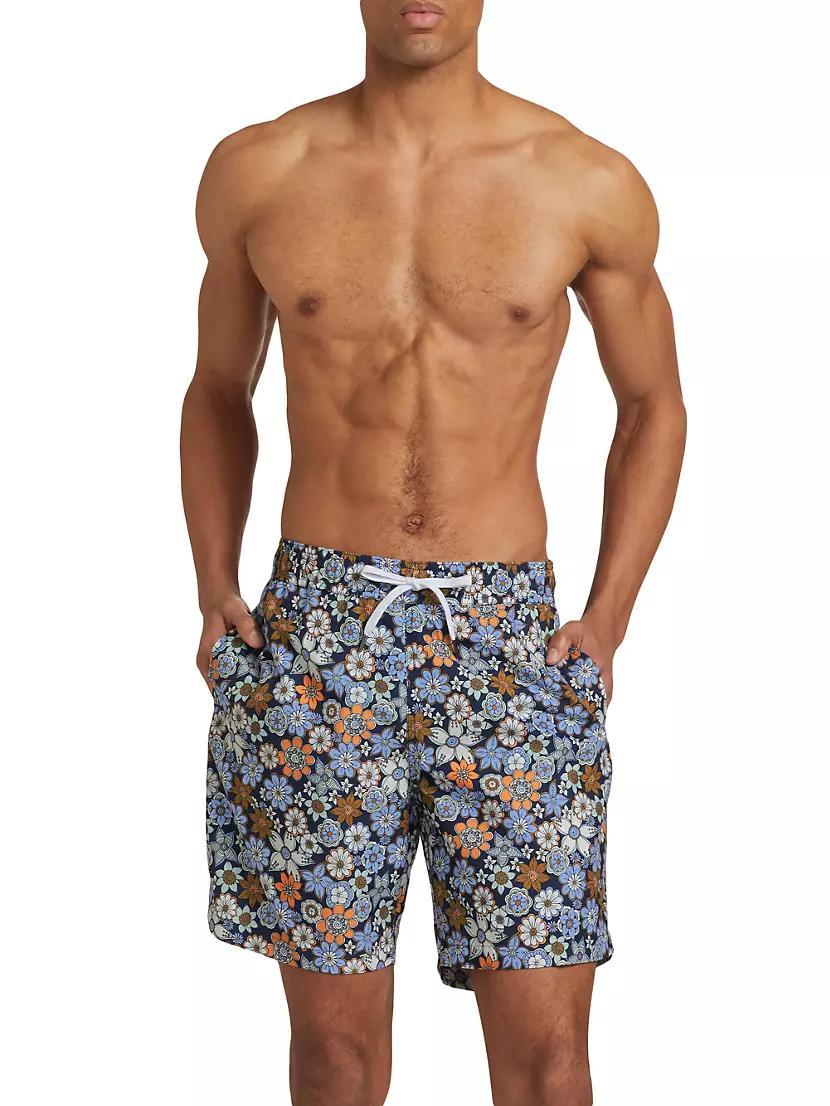 COLLECTION Floral Swim Trunks Product Image