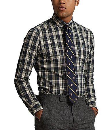 Polo Ralph Lauren Plaid Club Collar Button-Up Shirt Product Image