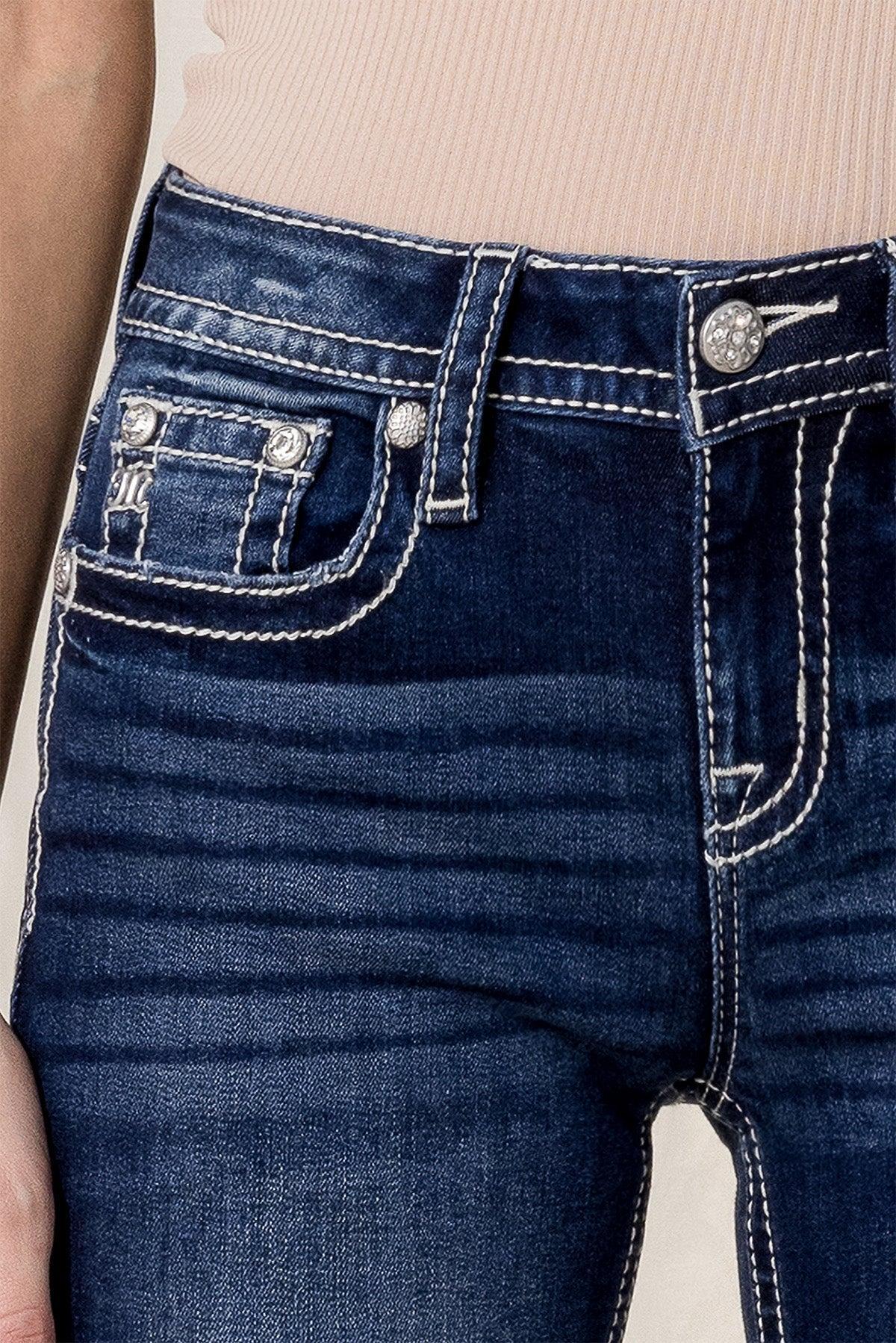 Crystal Flakes Bootcut Jeans Product Image