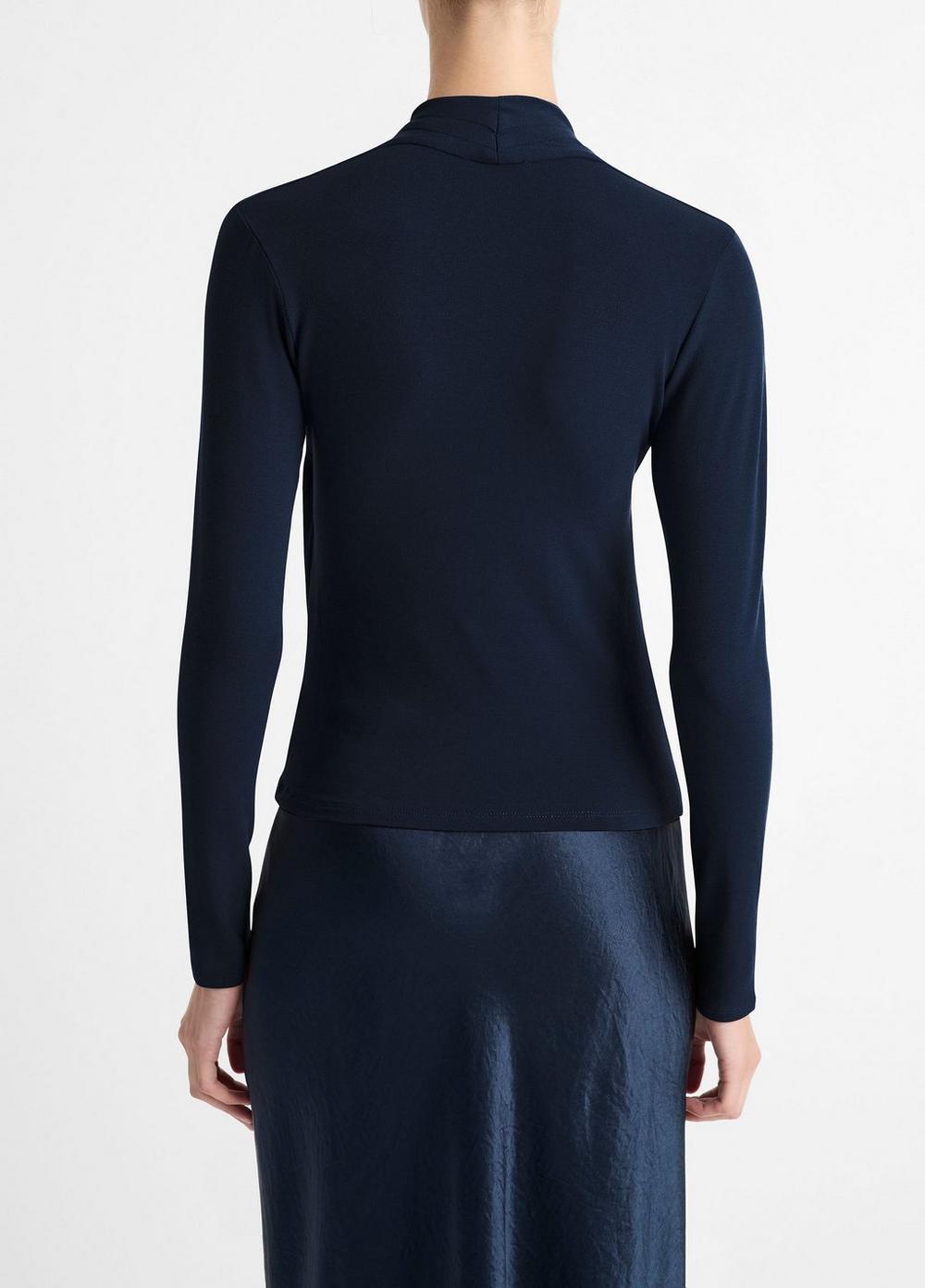 Fixed Wrap Long-Sleeve Top Product Image