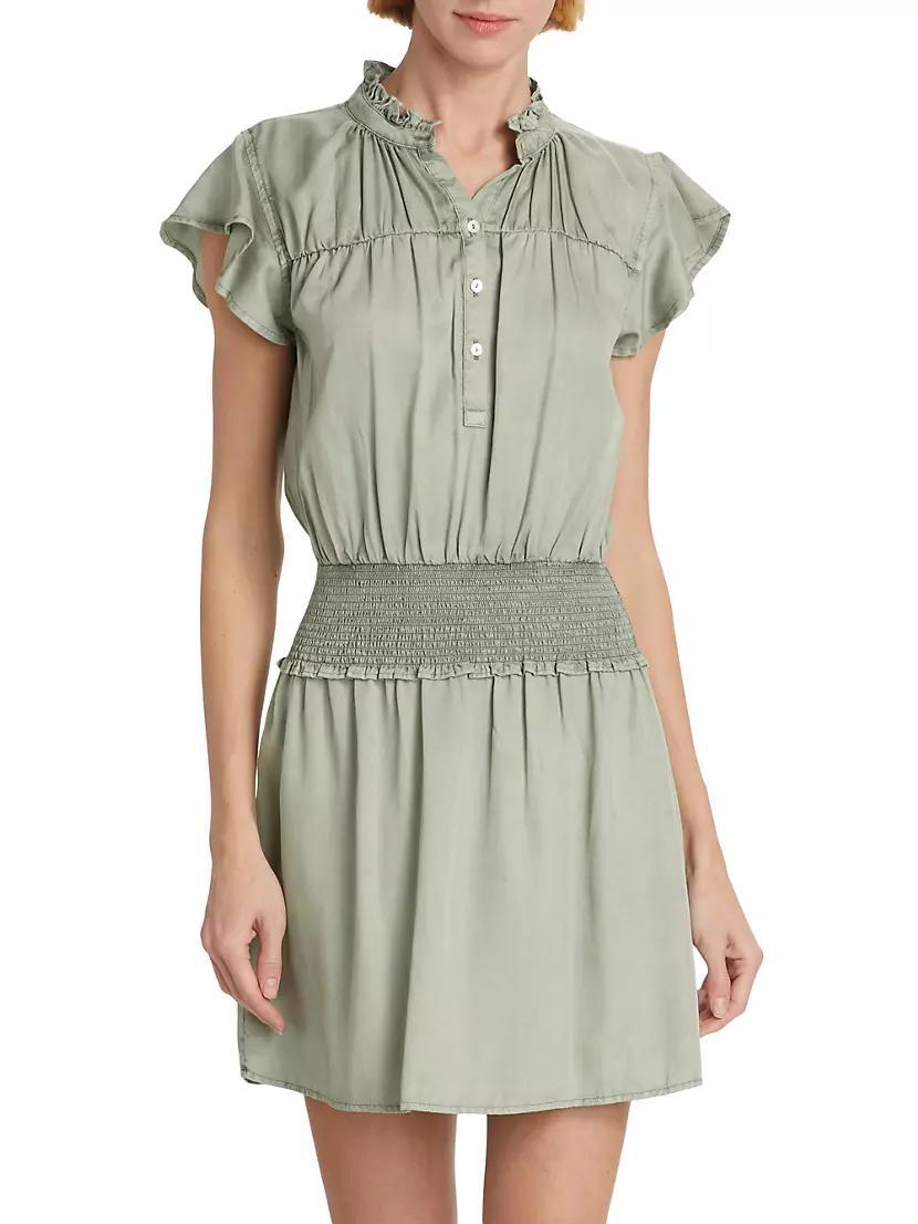 Amina Smocked Waist Minidress Product Image