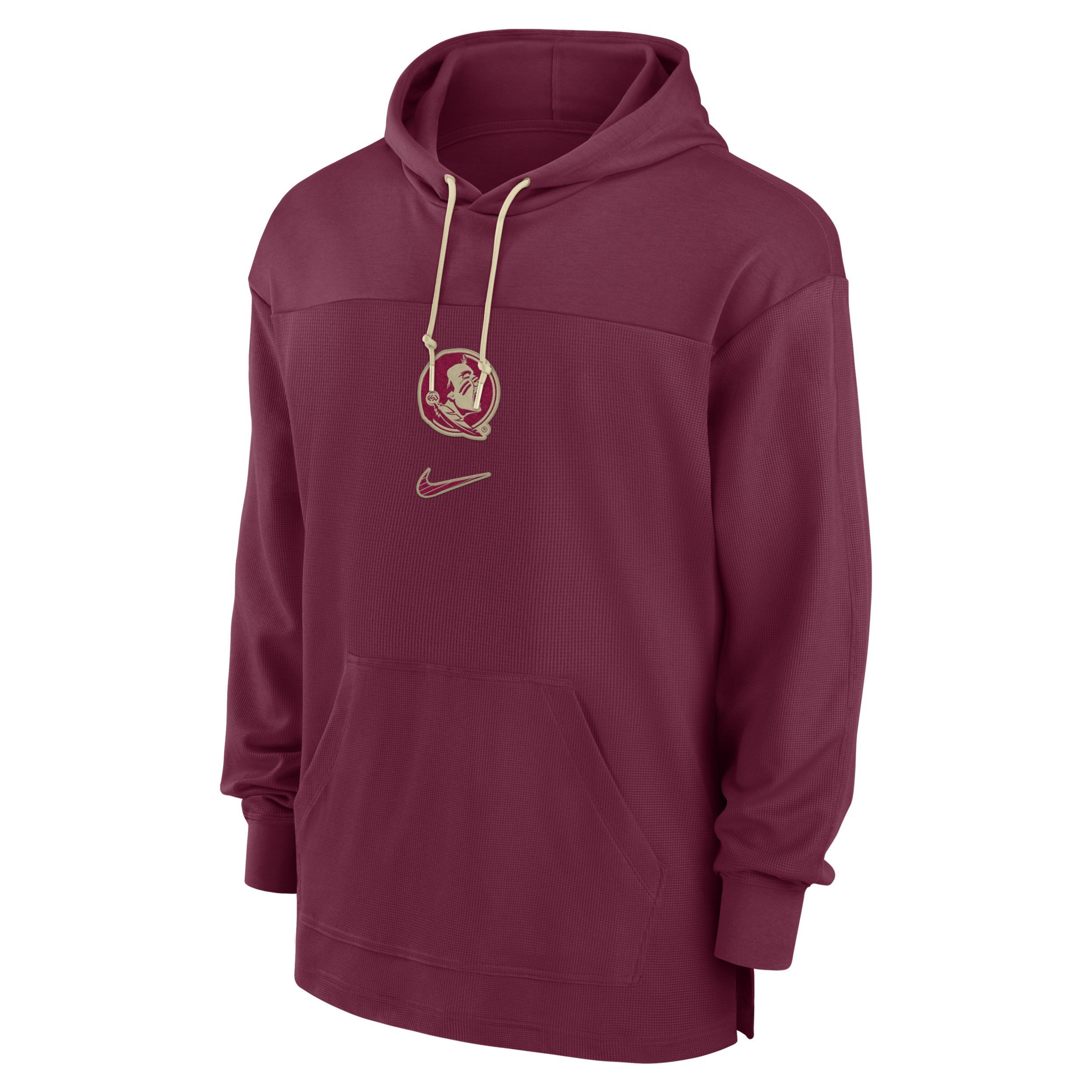 Florida State Seminoles Sideline Jersey Nike Mens Dri-FIT College Pullover Hoodie Product Image