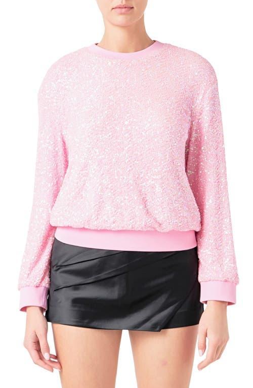 Endless Rose Sequin Crewneck Sweater Product Image