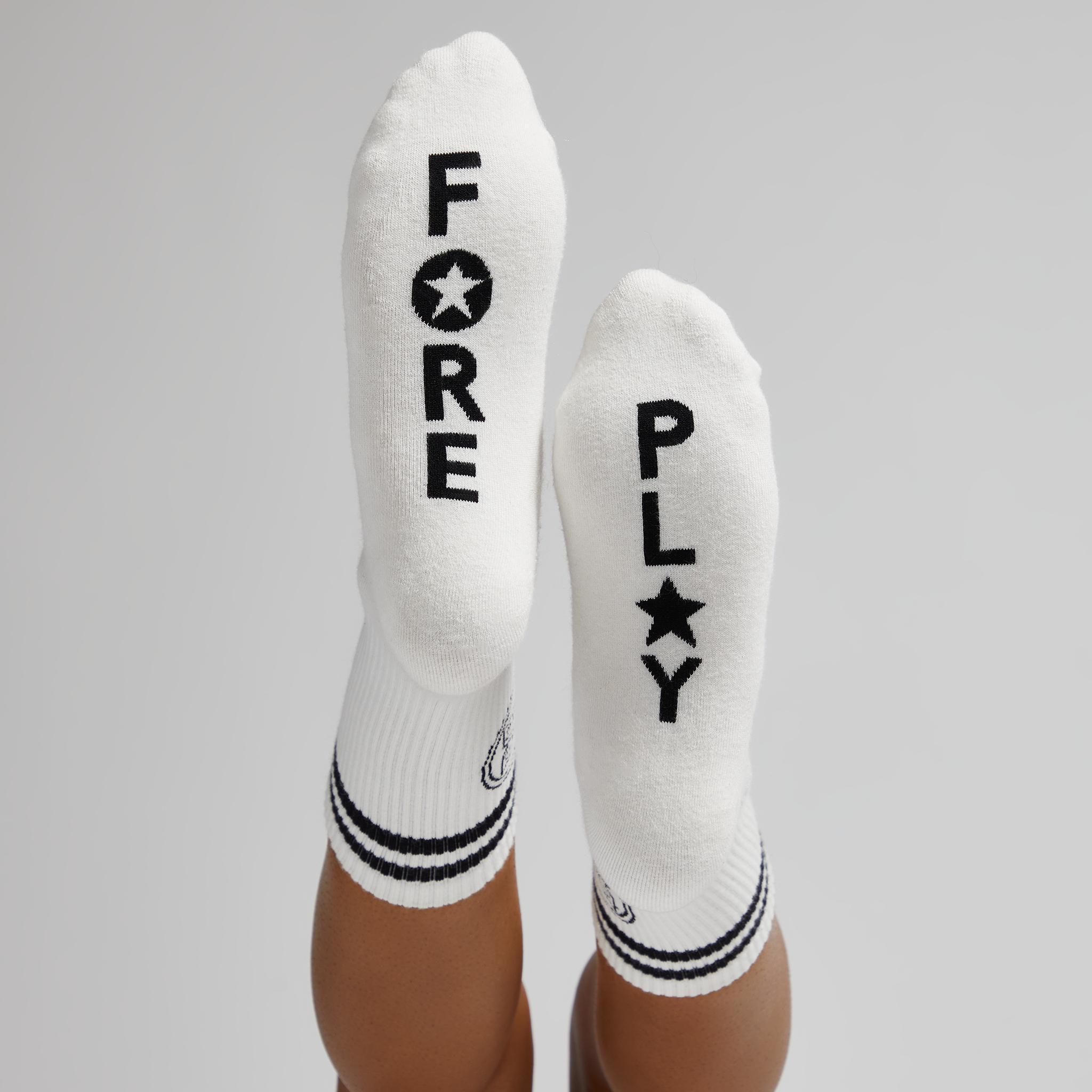 STRIPED FORE PLAY CREW SOCKS Product Image