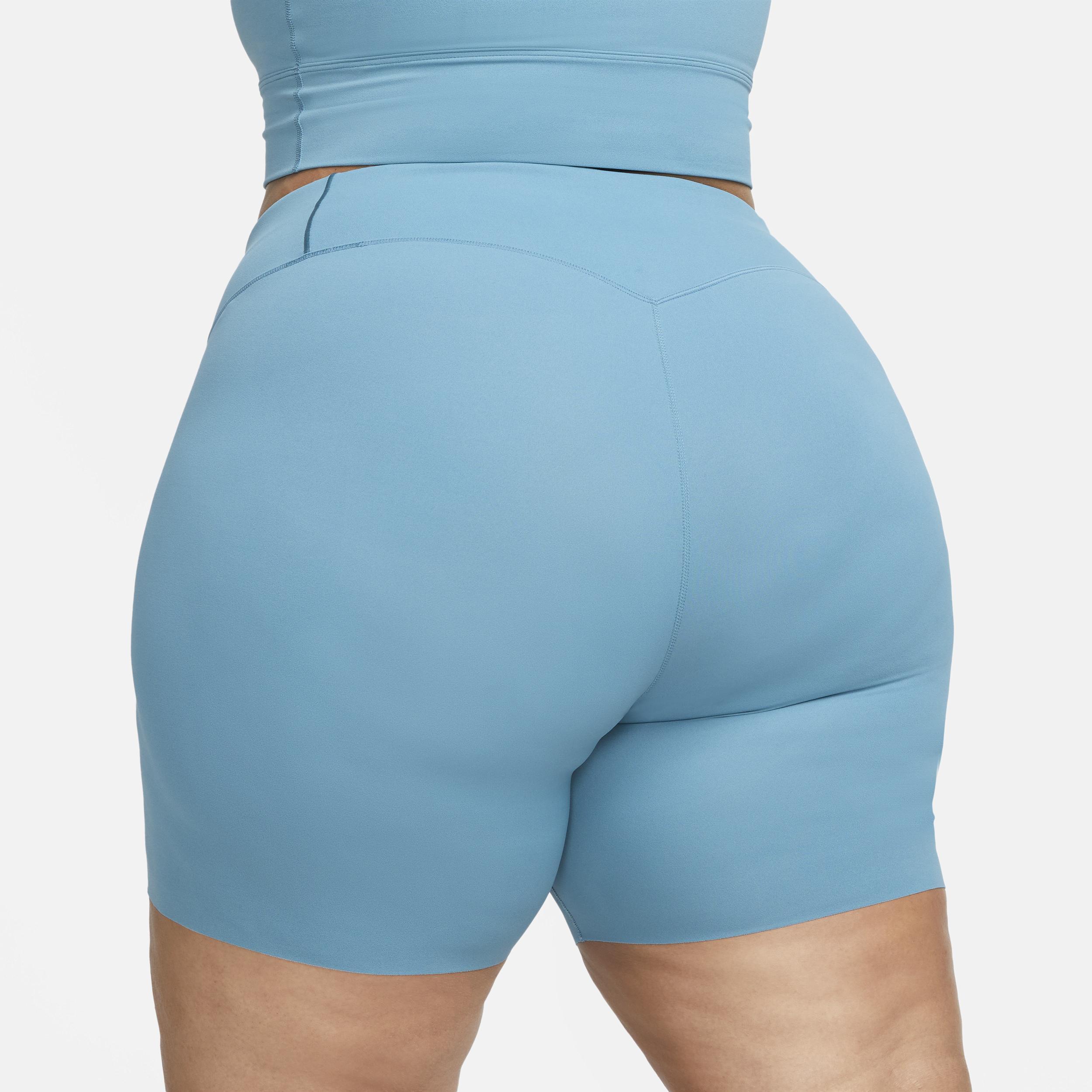 Nike Womens Zenvy Gentle-Support High-Waisted 8 Biker Shorts (Plus Size) Product Image