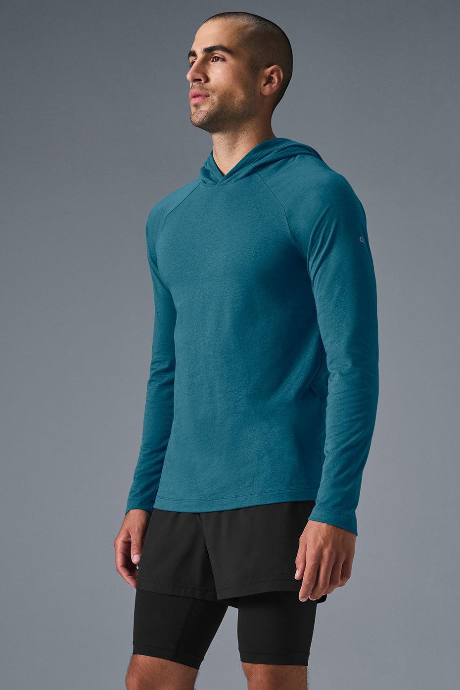 Core Hooded Runner - Oceanic Teal Male Product Image