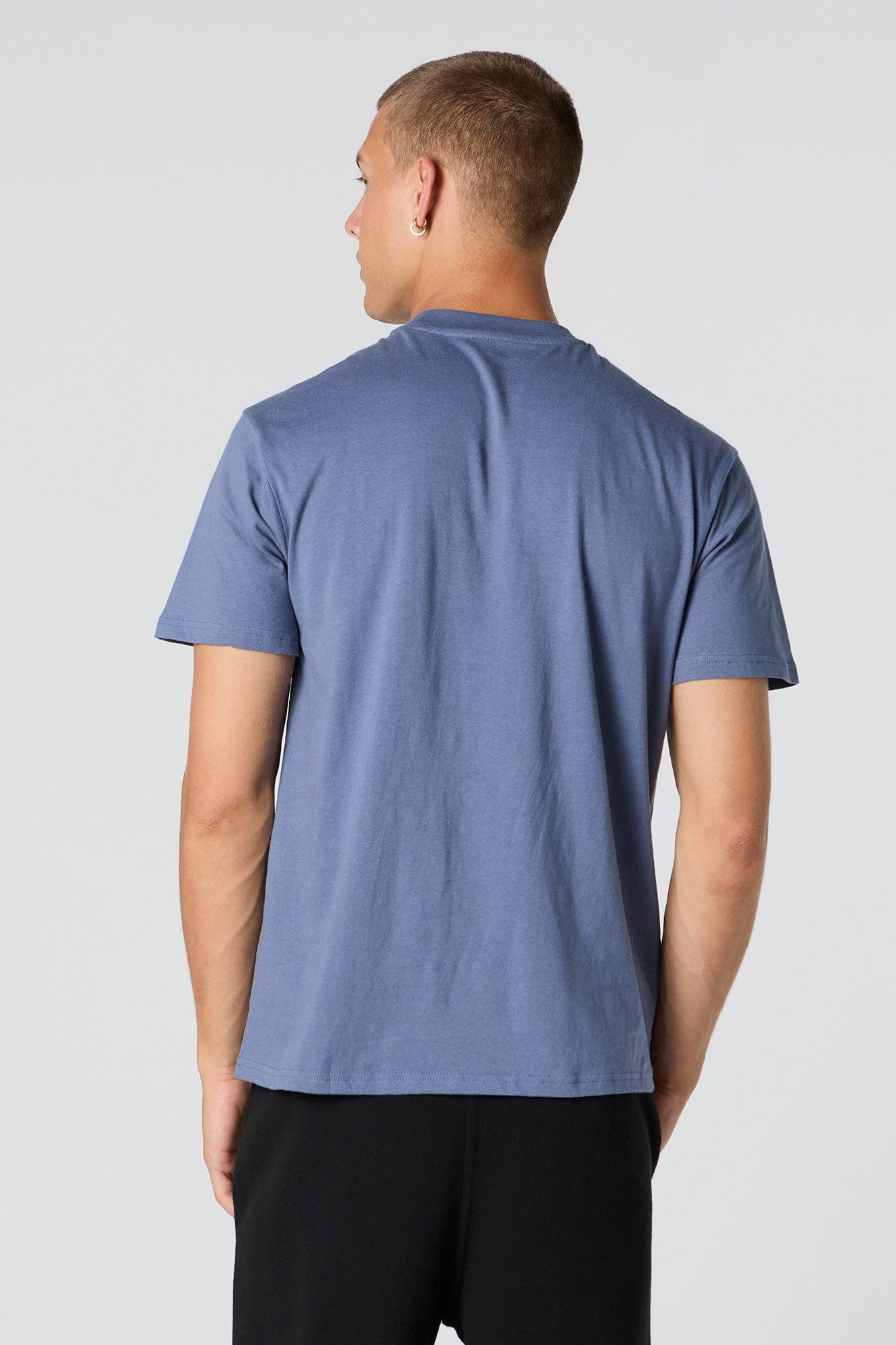 Solid Crewneck T-Shirt Male Product Image