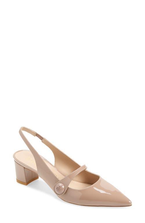 Stuart Weitzman SW 50 Block Slingback (Fawn) Women's Shoes Product Image